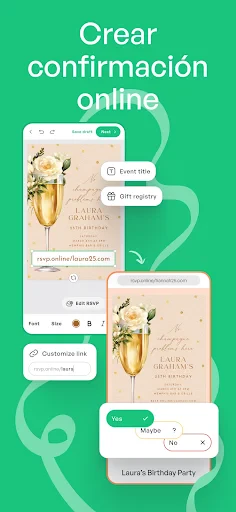 Crea Tarjetas de Invitación screenshot