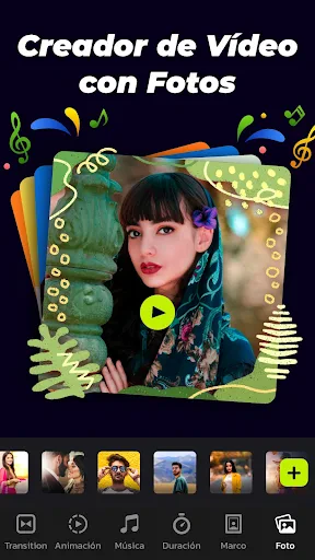 Crea vídeos con fotos y música screenshot
