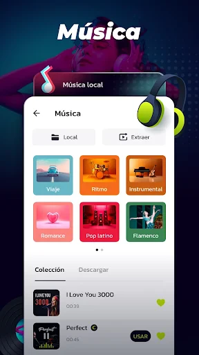 Crea vídeos con fotos y música screenshot