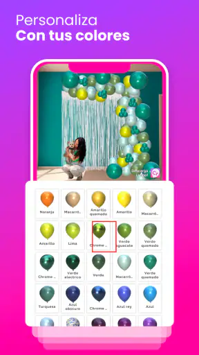 Creador (Diseñador de fiestas) screenshot