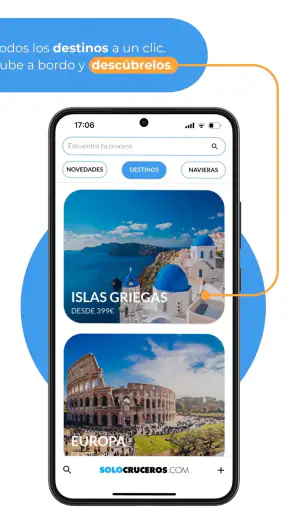 Cruceros SoloCruceros screenshot