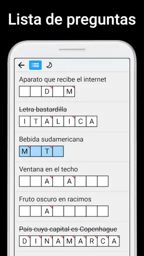 Crucigrama - Autodefinido screenshot