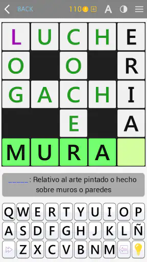 Crucigramas en Español screenshot