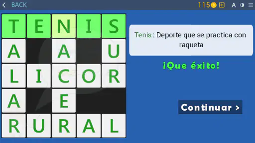 Crucigramas - en español screenshot