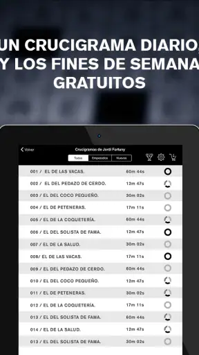 Crucigramas Jordi Fortuny screenshot