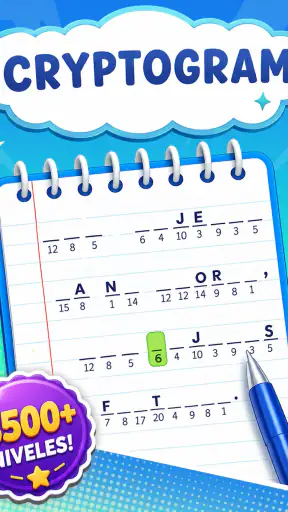 Cryptogram: Juego de Palabras screenshot