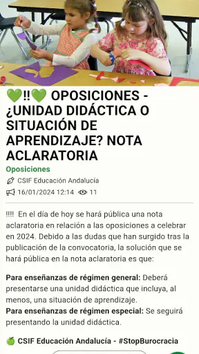 CSIF Andalucía screenshot