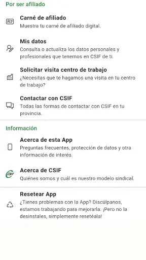 CSIF Andalucía screenshot