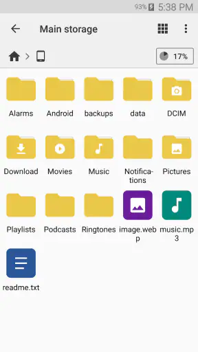 Cx Explorador de Archivos screenshot