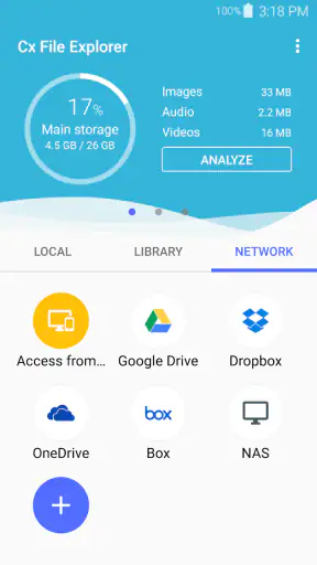 Cx Explorador de Archivos screenshot