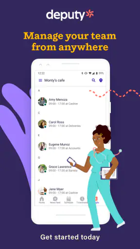 Deputy: Employee Scheduling screenshot