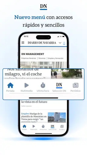 Diario de Navarra – App móvil screenshot