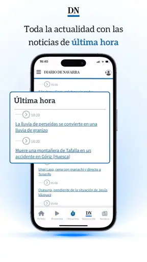 Diario de Navarra – App móvil screenshot