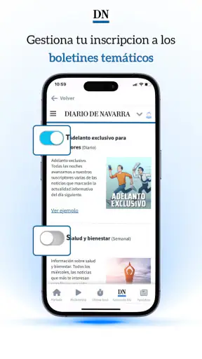 Diario de Navarra – App móvil screenshot