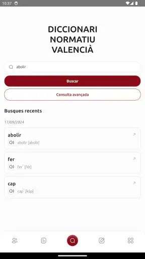 Diccionari Normatiu Valencià screenshot
