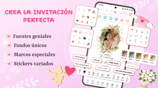 Diseño tarjeta de invitación screenshot