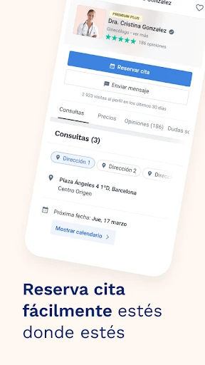 Doctoralia: pide citas médicas screenshot
