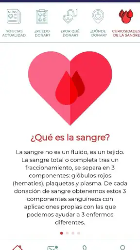 Donantes de Sangre de Euskadi screenshot