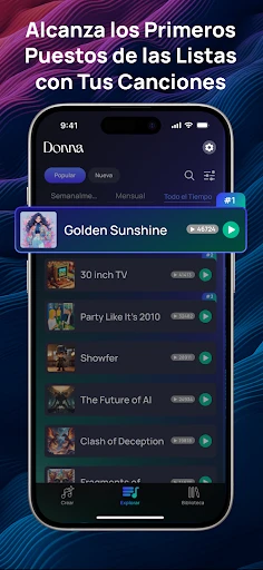 Donna IA Generador de Música screenshot