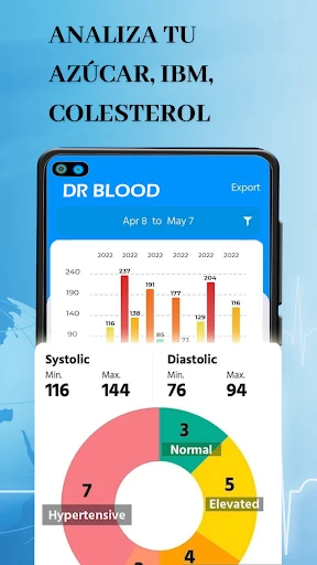 Dr. Blood Pressure: Monitoring screenshot