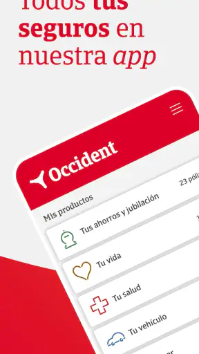 E-cliente Occident screenshot