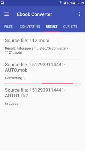 Ebook Converter screenshot