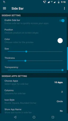 Edge Side Bar - App Shortcuts screenshot