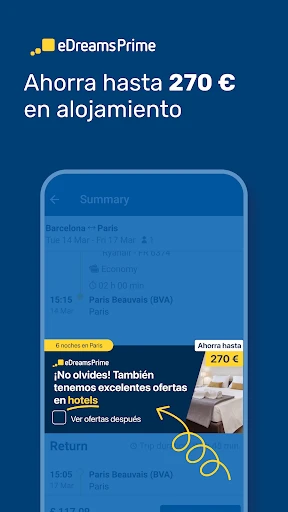 eDreams: Vuelos y Hoteles screenshot