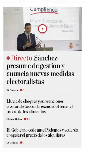 El Debate - Diario online screenshot