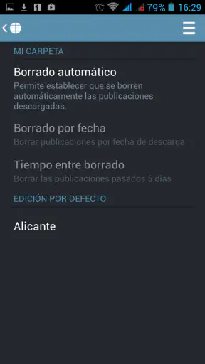 El Mundo Edición Impresa screenshot