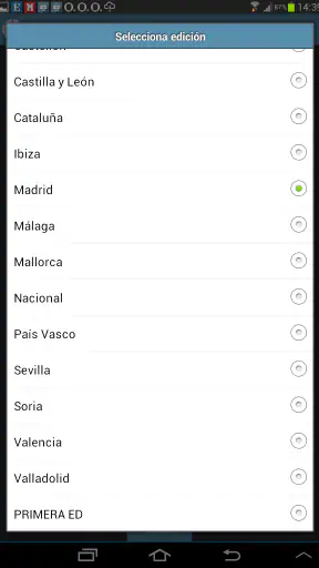 El Mundo Edición Impresa screenshot