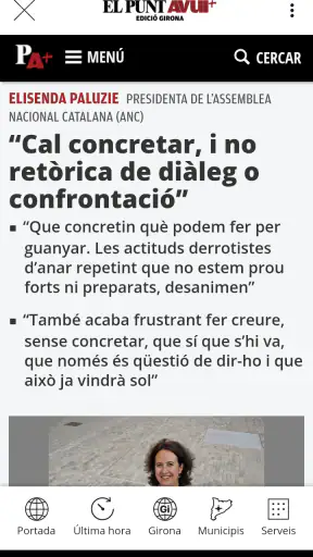 El Punt Avui screenshot