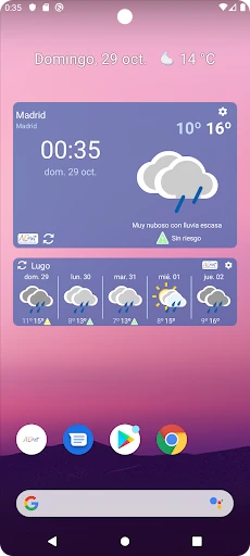 El tiempo de AEMET screenshot