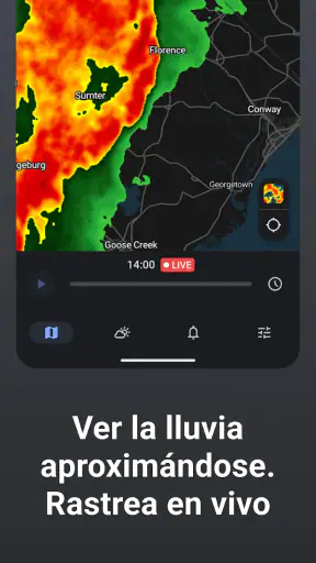 RainViewer: Radar meteo screenshot
