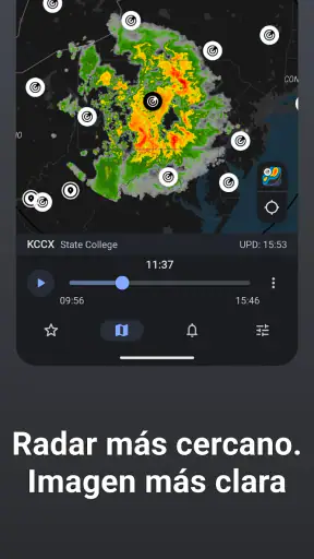 RainViewer: Radar meteo screenshot