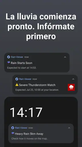 RainViewer: Radar meteo screenshot