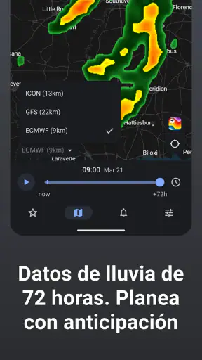 RainViewer: Radar meteo screenshot