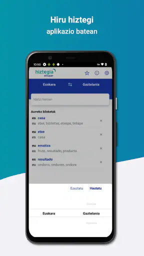 Elhuyar hiztegia screenshot
