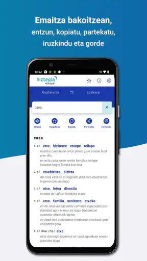 Elhuyar hiztegia screenshot