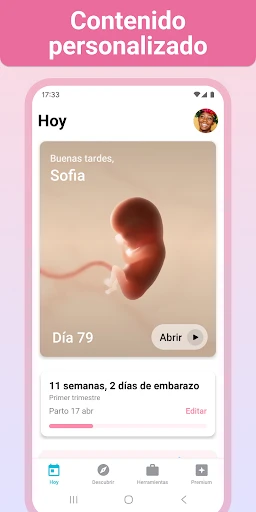 Embarazo + App Semana a Semana screenshot