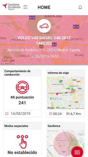 Emergencia e-car screenshot