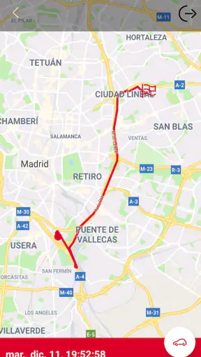 Emergencia e-car screenshot