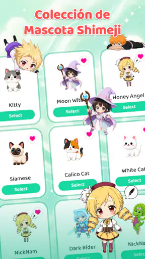 Emojis Batería & Shimeji Anime screenshot
