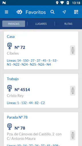EMT Madrid screenshot
