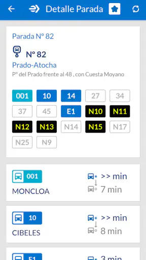 EMT Madrid screenshot