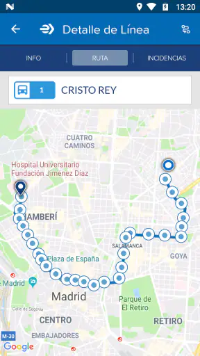 EMT Madrid screenshot