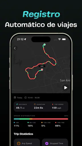 Enroad - Registro de viajes screenshot