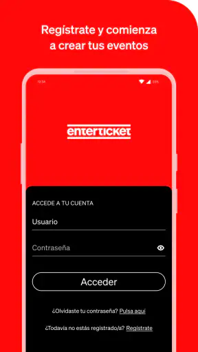 Enterticket Accesos screenshot