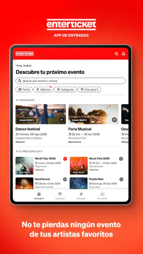 Enterticket - App de entradas screenshot