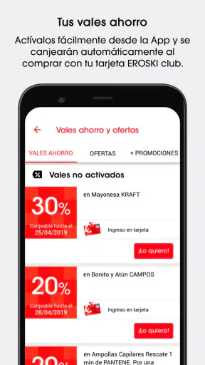 EROSKI Supermercados screenshot